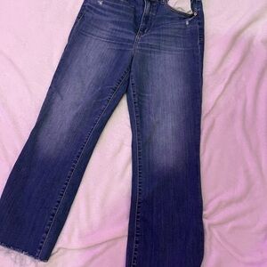 Dark Blue Straight Leg Women's Jeans